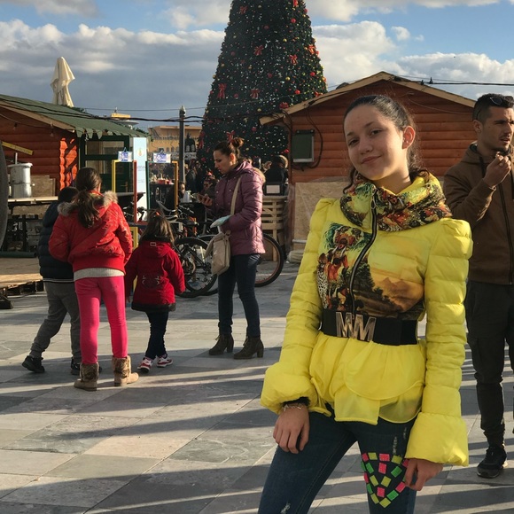 European designer rhinestone print jacket/coat - Picture 8 of 10